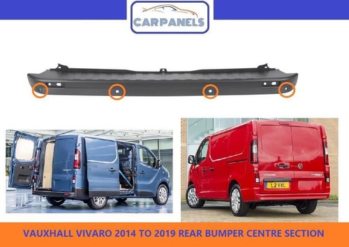 Vauxhall vivaro rear - vivaro, bumper