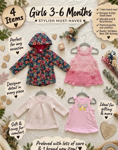 Autumn winter baby girls 6 - autumn, 3-6