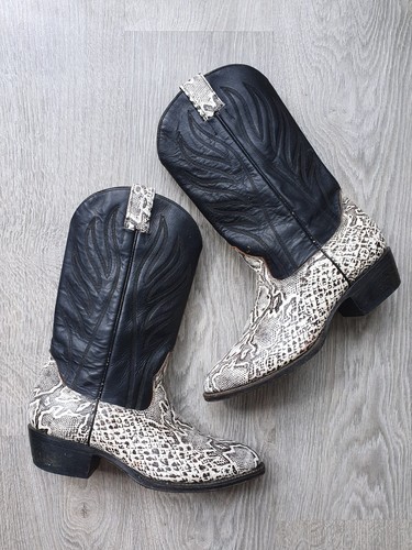 Vintage faux snakeskin leather - vintage,