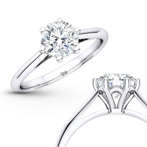 Round cut diamond - round,