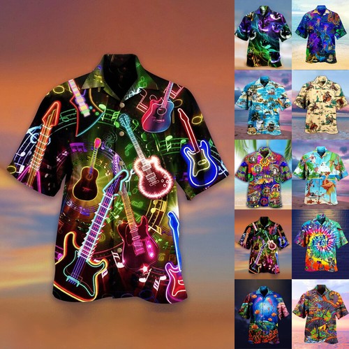 Mens hawaiian shirts summer - shirts,