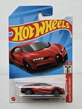 Hot Wheels Long Card 16 Bugatti Chiron Quarter Mile Heroes Collectible 