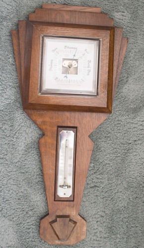 Vintage art deco oak - vintage,