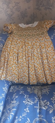 Girls classic smocked dress - smocked,