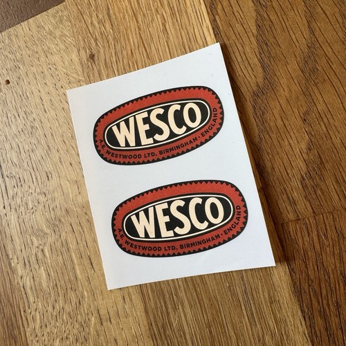 Wesco sticker decals - wesco,