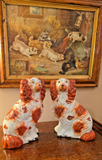Pair Of Antique Ceramic