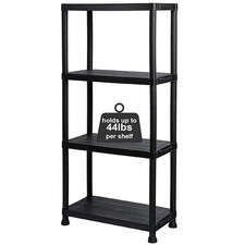 4 Tier Plastic Shelving Unit