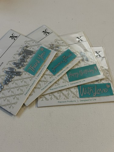 Xcut dies thank you with - x4, you,