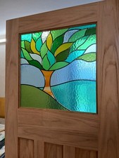 stained glass internal door