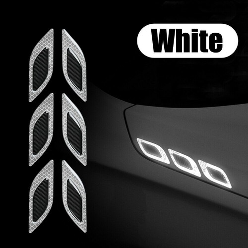Reflective white sticker - 3d,
