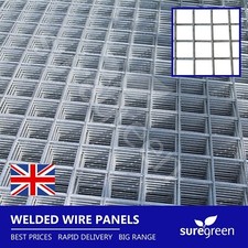 Galvanised Welded Wire Panel ST | 2.4m x 1.22m | 25mm Hole | 12G | 2 Pack