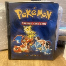 Pokemon Original Trading Card Album Folder 1999 WOTC Charizard Pikachu blastoise