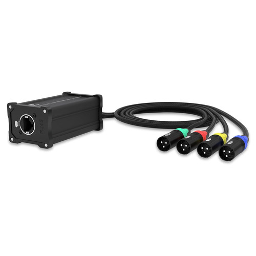 Channel xlr ethercon rj45 - 4-channel,