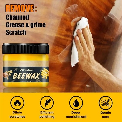 Beeswax polish for wood - beeswax,