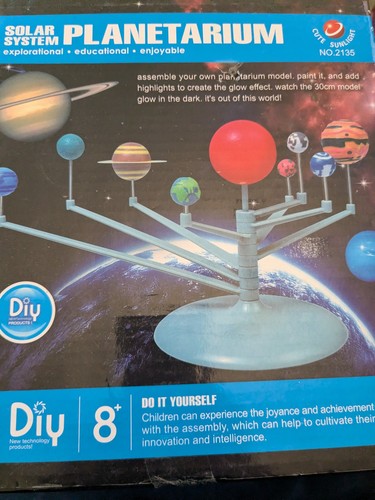 Solar system planetarium with - system,