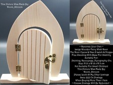 🌸 DIY Crafts Decorate Your Own Fairy Wish Door Ornament Painting Decoupage Vtg