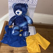 BNWT Build a Bear Christmas Polar Express bear costume & ticket 