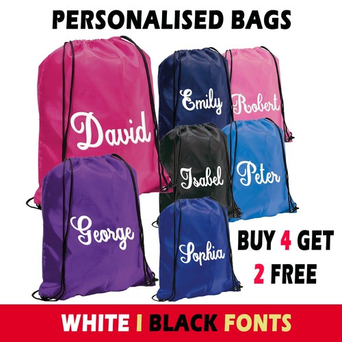 Personalised nylon drawstring - nylon,