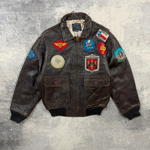 Vintage avirex type leather - vintage,