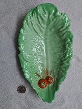 Carlton Ware Ceramic Oval Lettuce Dish With 2 Tomatoes FAST POST 