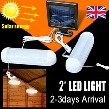2x Solar Powered LED Lights