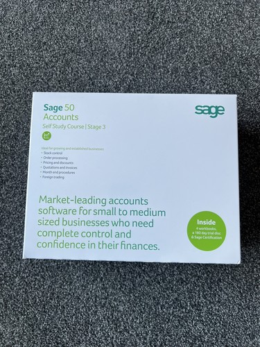 Sage accounts self study - sage, 50