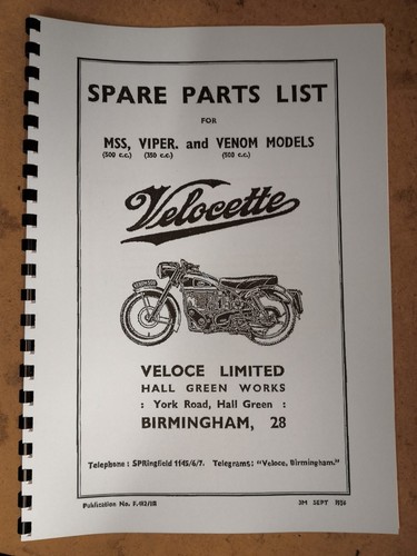 Velocette mss viper - mss,