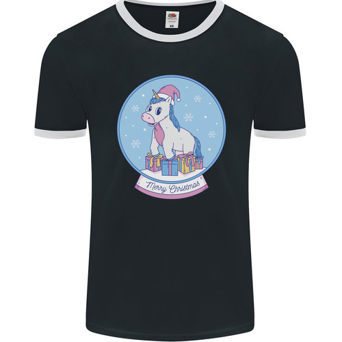 Christmas unicorn snow - unicorn, globe