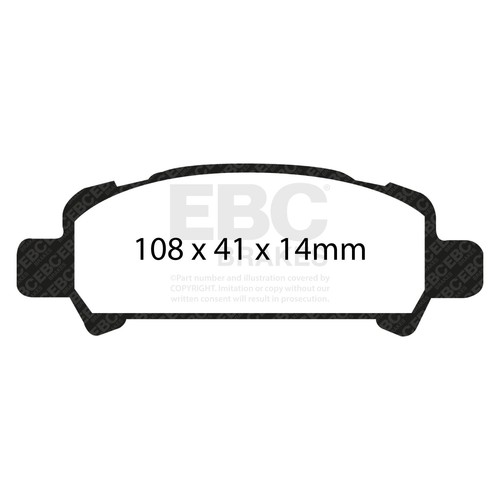 Ebc dp1293 brake - dp1293, pad