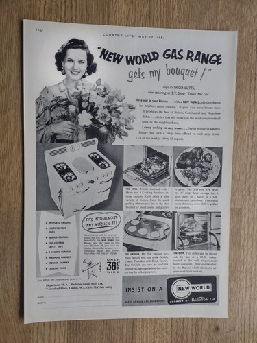 New world gas cooker1954 - new,