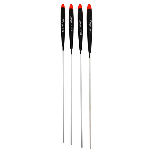 Fishing stick float set domed - set,