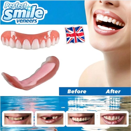 Snap false teeth upper - snap, on