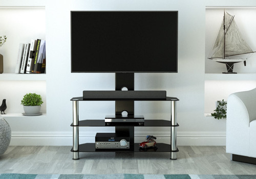 Glass corner stand with - glass,