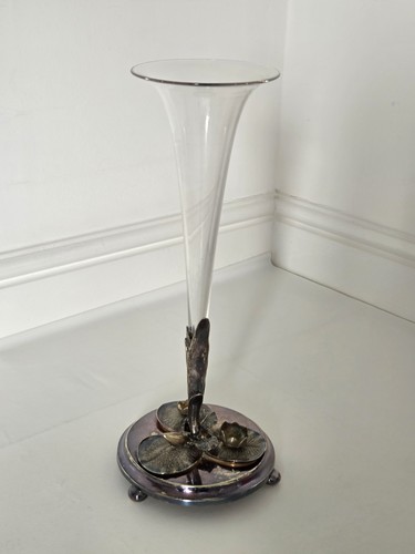 Vintage and metal glass - vintage, h