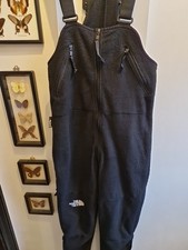 The North Face Fleece Alpine Bib and Brace Size M Good Condition Black