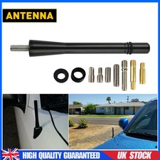 4" Short Black Antenna Mast