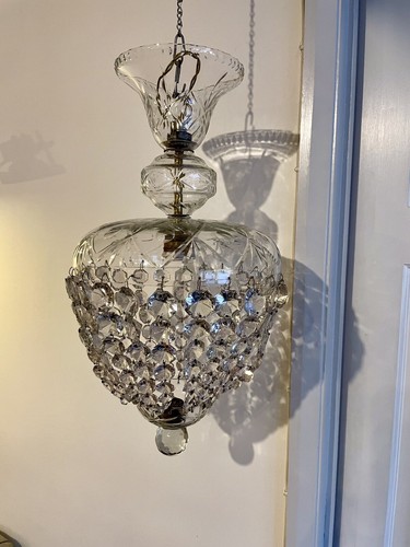 Vintage crystal chandelier - vintage,