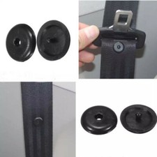 Seat Belt Stopper Clip Retainer Black (2 Pcs) (Irish seller Irish stock)