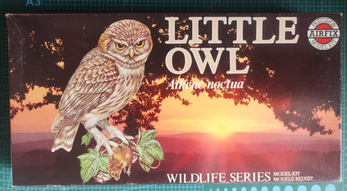 Little owl vintage airfix - vintage, bird