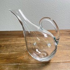 Rogaska Crystal Gallia Carafe Decanter Duck