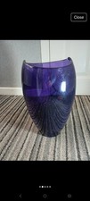Hurricane vase amythest party - hurricane,