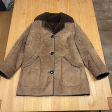 Nurseys Sheepskin Coat Brown