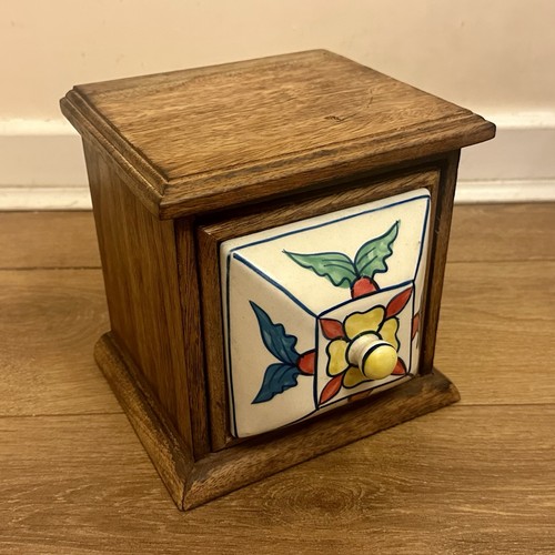 Vintage wooden hand - wooden, hand-painted