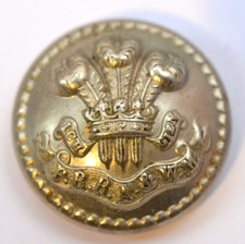 Prince Regent’s Royal Ayr & Wigton Militia ~ Victorian Era Button ~ Scottish