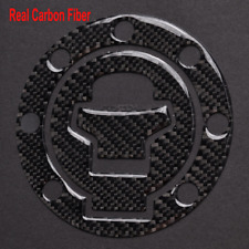 Real Carbon Fiber GAS TANK PAD+FUEL CAP/LID COVER PROTECTOR For Suzuki Hayabusa