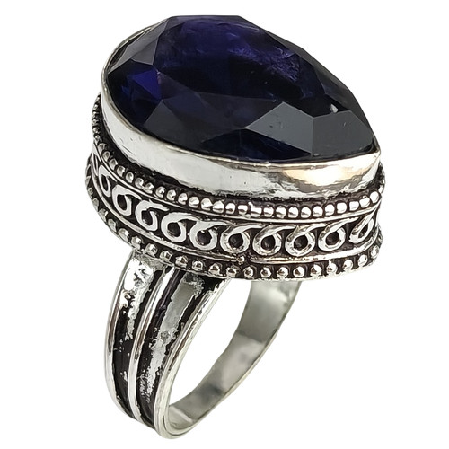 Blue tanzanite hydro - blue, gemstone