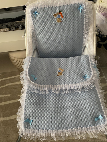 Blue peter rabbit pram - blue,