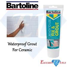 330g. Fix & Grout Wall Tile Adhesive Dry White For Kitchen Bathroom Wood & more