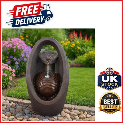 Self contained oval fountain - self-contained,