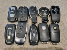 JOB LOT OF 10 USED CAR KEYS IN